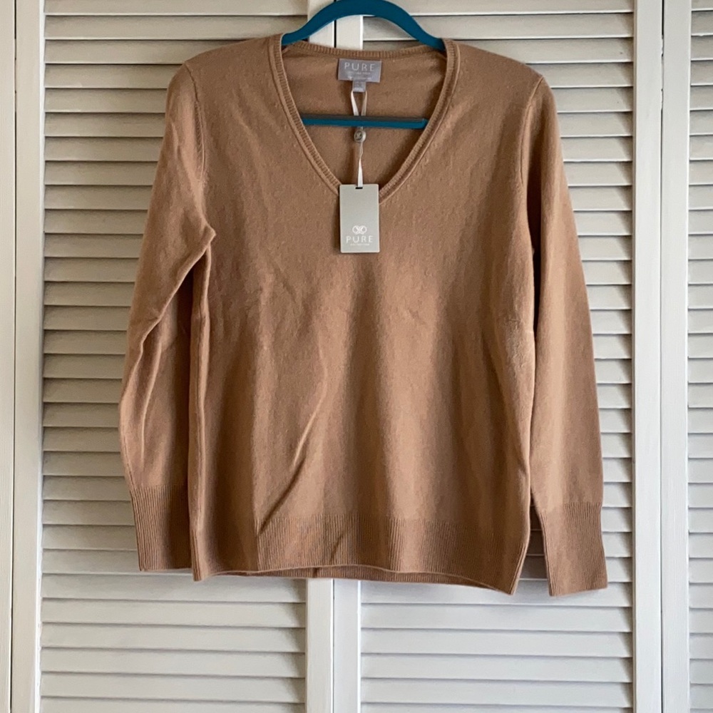 Pure Collection Cashmere V Neck Sweater